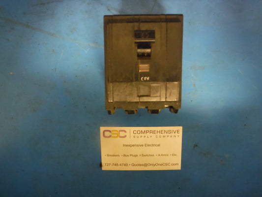 QO350 - Square D 50A Amp 3P Pole 10kA@120/240V Bolt On Qo Circuit Breaker Black Face
