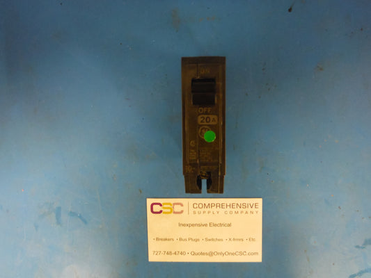 THQL1120 - GE 20A Amp 1P Pole 10kA@120/240V Plug On Circuit Breaker
