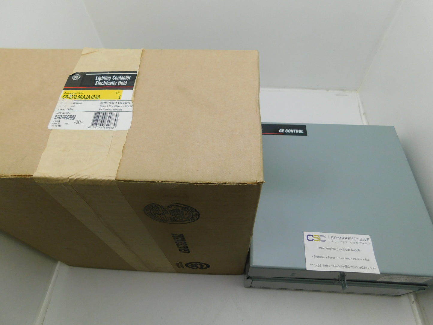 CR463L60AJA10A0 - GE 30A Amp 6P Pole 600V 110/120V 50-60Hz Electrically Held Lighting Contactor
