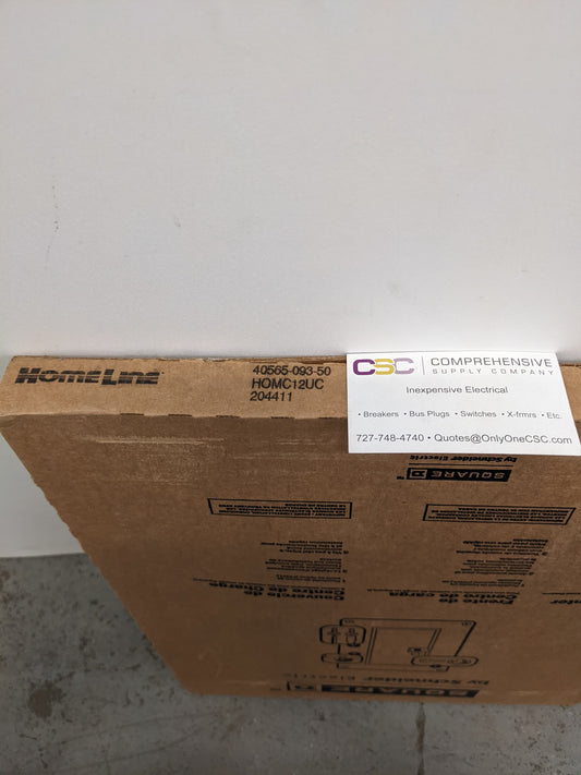 HOMC12UC - Square D 12Sp Combo Mount Homeline Load Center Cover - Cover Only