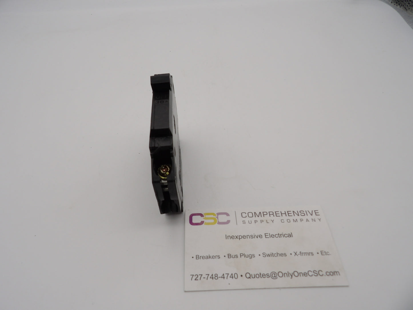 THQP130 - GE 30A Amp 1P Pole 10kA@120/240V Plug On Thin Circuit Breaker
