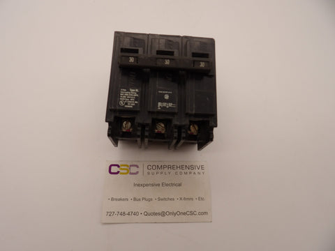 B330 - Siemens 30A Amp 3P Pole 10kA@240V Bolt On Circuit Breaker - Older Series