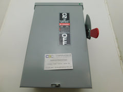 TG3222R - GE 60A Amp 2P Pole 240V Nema 3R Fusible General Duty Safety Switch
