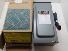 HU361NRB - Square D 30A Amp 3P Pole 600V Nema 3R Non-Fusible Heavy Duty Safety Switch W/Neutral & Bolt On Hub Provision