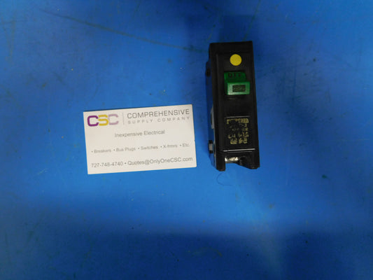 BR130 - Bryant 30A Amp 1P Pole 10kA@120/240V Plug On Circuit Breaker W/Green Handle