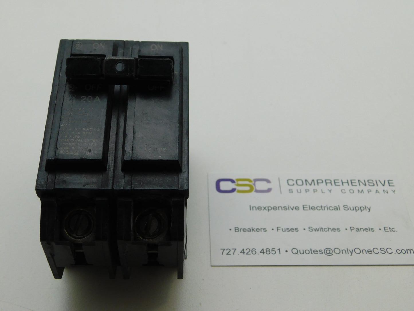 THHQB2120 - GE 20A Amp 2P Pole 22kA@120/240V Bolt On Circuit Breaker