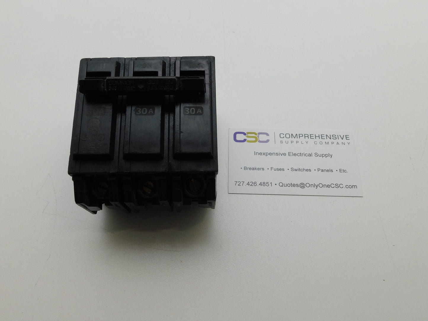 THHQB32030 - GE 30A Amp 3P Pole 22kA@240V Bolt On Circuit Breaker