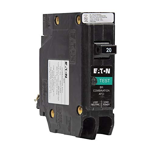 BRP115AF - Cutler-Hammer Cutler-Hammer Brp115Af Eaton 15 Amps Combination AFCI Single Pole Circuit Breaker, Black
