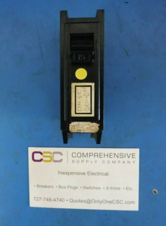 C115 - Gte 15A Amp 1P Pole 10kA@120/240V Plug On Circuit Breaker
