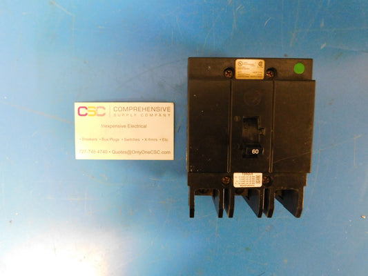 GHB3060 - Cutler Hammer 60A Amp 3P Pole 14kA@480Y/277V Bolt On Ghb Circuit Breaker