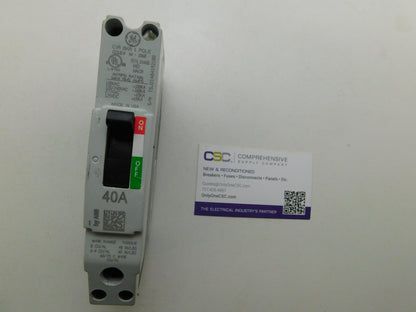 TEYL1040B - GE 40A Amp 1P Pole 65kA@277V Bolt On Circuit Breaker