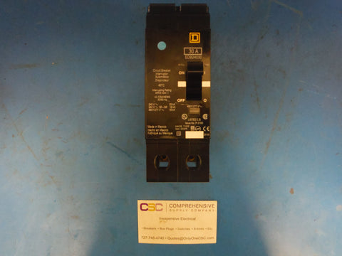 EDB24030 - Square D 30A Amp 2P Pole 18kA@480Y/277V Bolt On Circuit Breaker