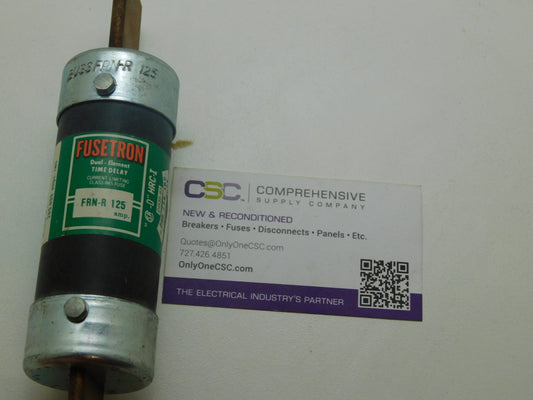 FRNR125 - Bussmann 125A Amp 250V Class Rk5 Fusetron Time-Delay Blade Fuse - Original Series