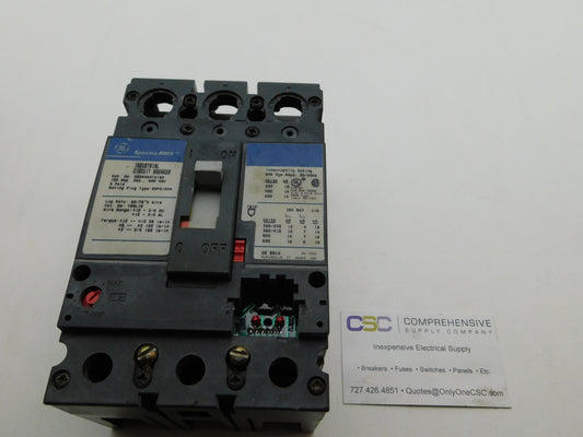 SEDA36AT0150 - GE 150A Amp 3P Pole 600V 18kA@480V Bolt On Circuit Breaker