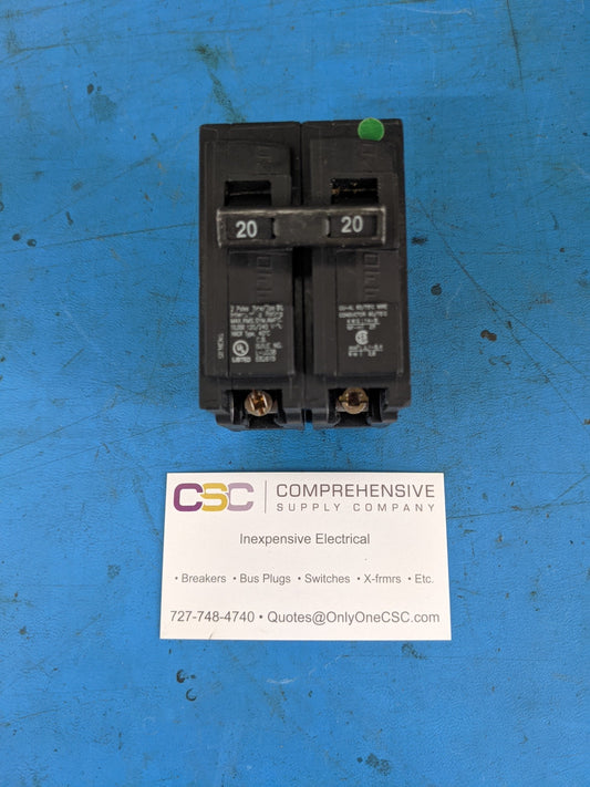 B220 - Siemens 20A Amp 2P Pole 10kA@120/240V Bolt On Bl Circuit Breaker