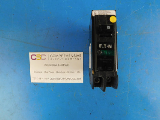 BRP115AF - Eaton 15A Amp 1P Pole AFCI Arc Fault Brp Plug On Neutral Circuit Beaker