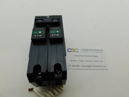 BRL220CAF - Eaton 20A Amp 2P Pole 10kA@120/240V Combo Arc Fault AFCI Circuit Breaker