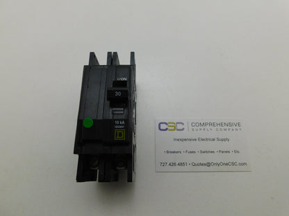 QOU230 - Square D 30A Amp 2P Pole 10kA@120/240V Feed Through Circuit Breaker