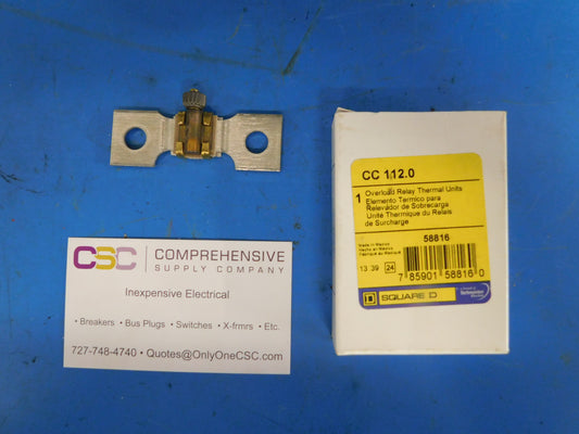 CC 112.0 - Square D Overload Relay Thermal Unit Cc 112.0