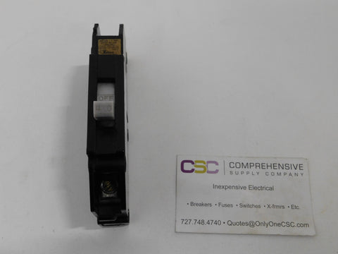 Q140 - Zinsco 40A Amp 1P Pole 10kA@120/240V Plug On Circuit Breaker W/Gray Handle