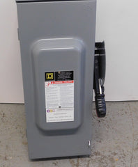 HU363RB - Square D 100A Amp 3P Pole 600V Nema 3R Non-Fusible Heavy Duty Safety Switch W/Bolt On Hub Provision