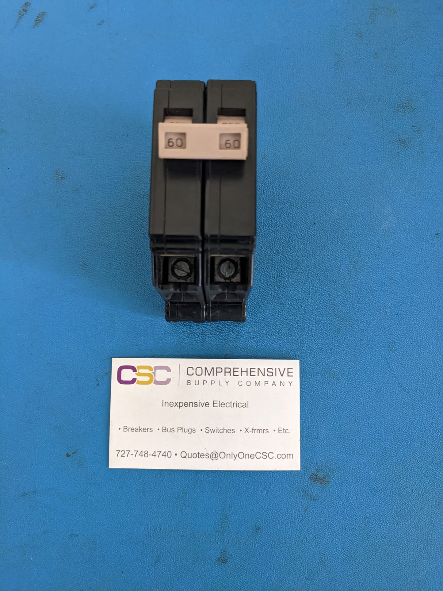 CH260 - Cutler Hammer 60A Amp 2P Pole 10kA@120/240V Plug On Circuit Breaker