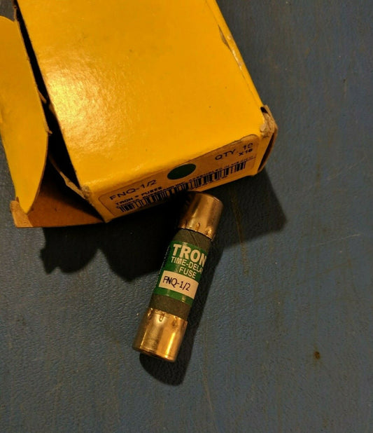 FNQ-1/2 - Bussmann 1/2A Amp .5A Amp 500Vac Fnq Time Delay Fuse
