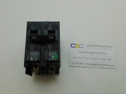 B2100 - Siemens 100A Amp 2P Pole 10kA@120/240V Bolt On Circuit Breaker