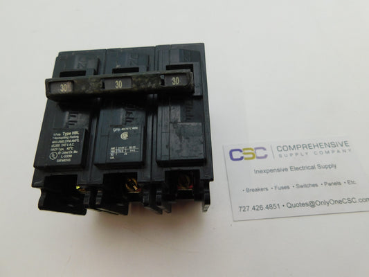 B330HH - Siemens 30A Amp 3P Pole 65kA@240V Bolt On Circuit Breaker