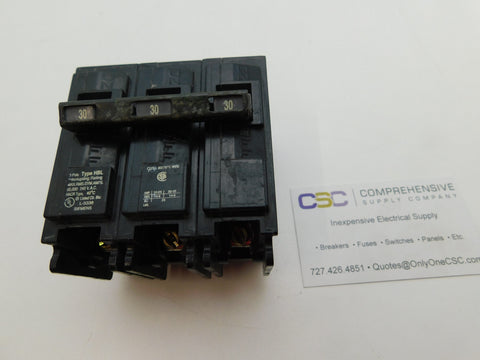 B330HH - Siemens 30A Amp 3P Pole 65kA@240V Bolt On Circuit Breaker