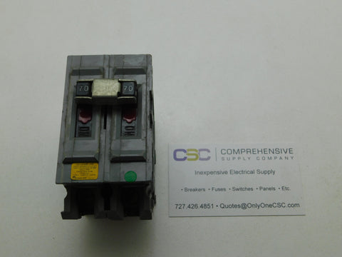 A270NI - Milbank 70A Amp 2P Pole 10kA@120/240V Plug On Circuit Breaker