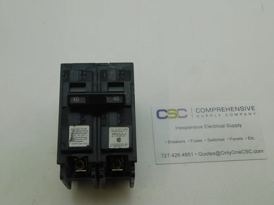 B240HH - Siemens 40A Amp 2P Pole 65kA@120/240V Bolt On Circuit Breaker