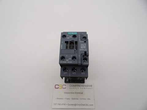 3RT2026-1AC20 - Siemens 25A Amp 3P Pole 400V Contactor W/24Vac Coil