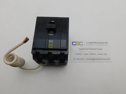 QOB320SWN - Square D 20A Amp 3P Pole 10kA@120/240V Bolt On Switch Neutral Circuit Breaker