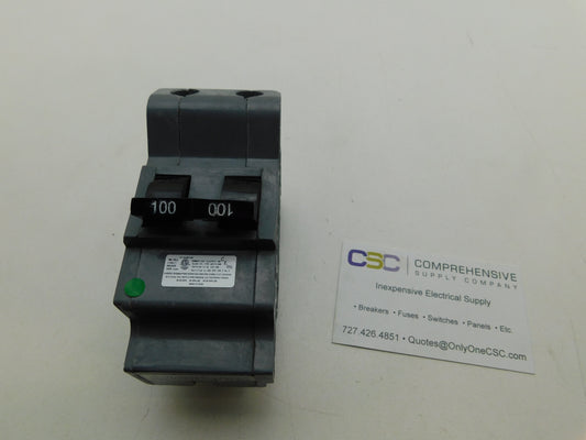 UBIF-2100N - Connecticut Electric 100A Amp 2P Pole 10kA@120/240V Plug On Thick Fpe Replacement Main Circuit Breaker