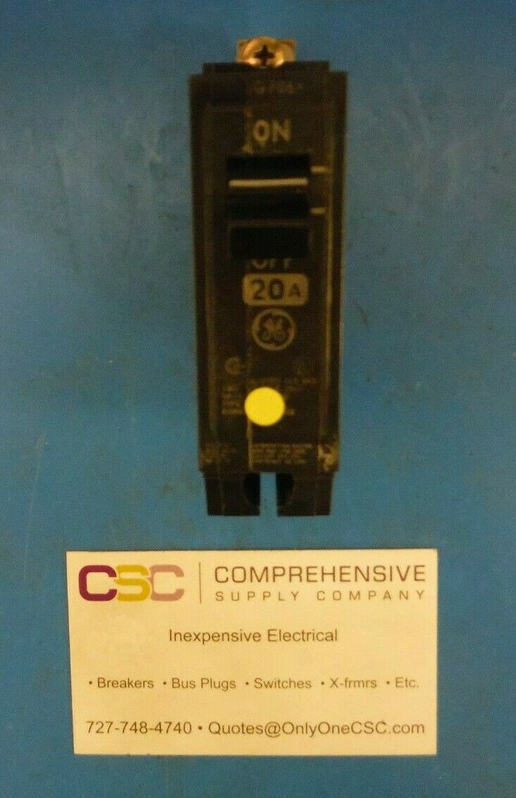THQB1120 - GE 20A Amp 1P Pole 10kA@120/240V Bolt On Circuit Breaker