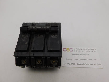 THQB32060 - GE 60A Amp 3P Pole 10kA@240V Bolt On Circuit Breaker
