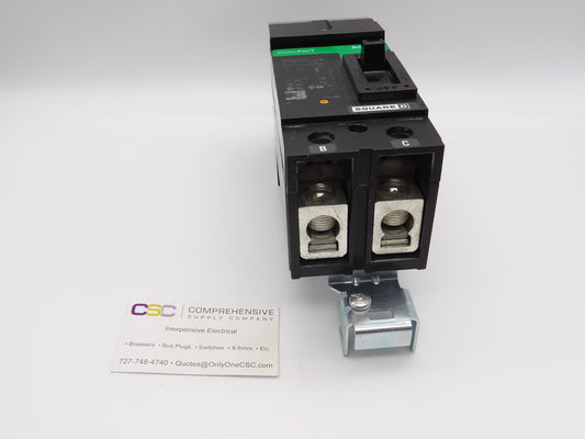 QDA221004 - Square D 100A Amp 2P Pole 25kA@240V Bc I-Line Plug On Powerpact Circuit Breaker