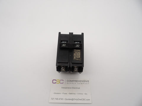 BQ2-C030 - Challenger 30A Amp 2P Pole 10kA@120/240V Bolt On Circuit Breaker