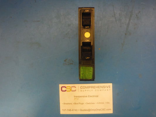 QOT2020 - Square D 20/20A Amp 2X1P Pole 10kA@120/240V Plug On Duplex Circuit Breaker W/Rejection Hook - Older Series
