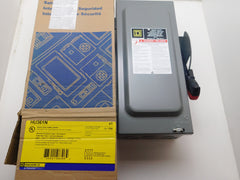 HU361N - Square D 30A Amp 3P Pole 600V Nema 1 Non-Fusible Heavy Duty Safety Switch W/Neutral