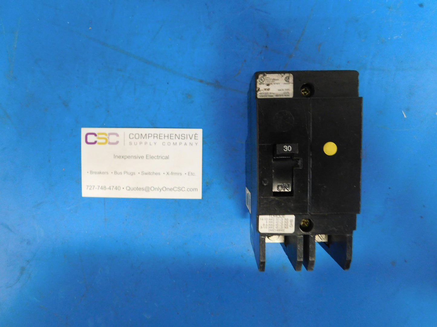 GHB2030 - Eaton 30A Amp 2P Pole 14kA@480Y/277V Bolt On Circuit Breaker
