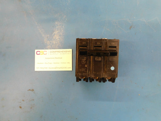 THQB32020 - GE 20A Amp 3P Pole 10kA@240V Bolt On Circuit Breaker