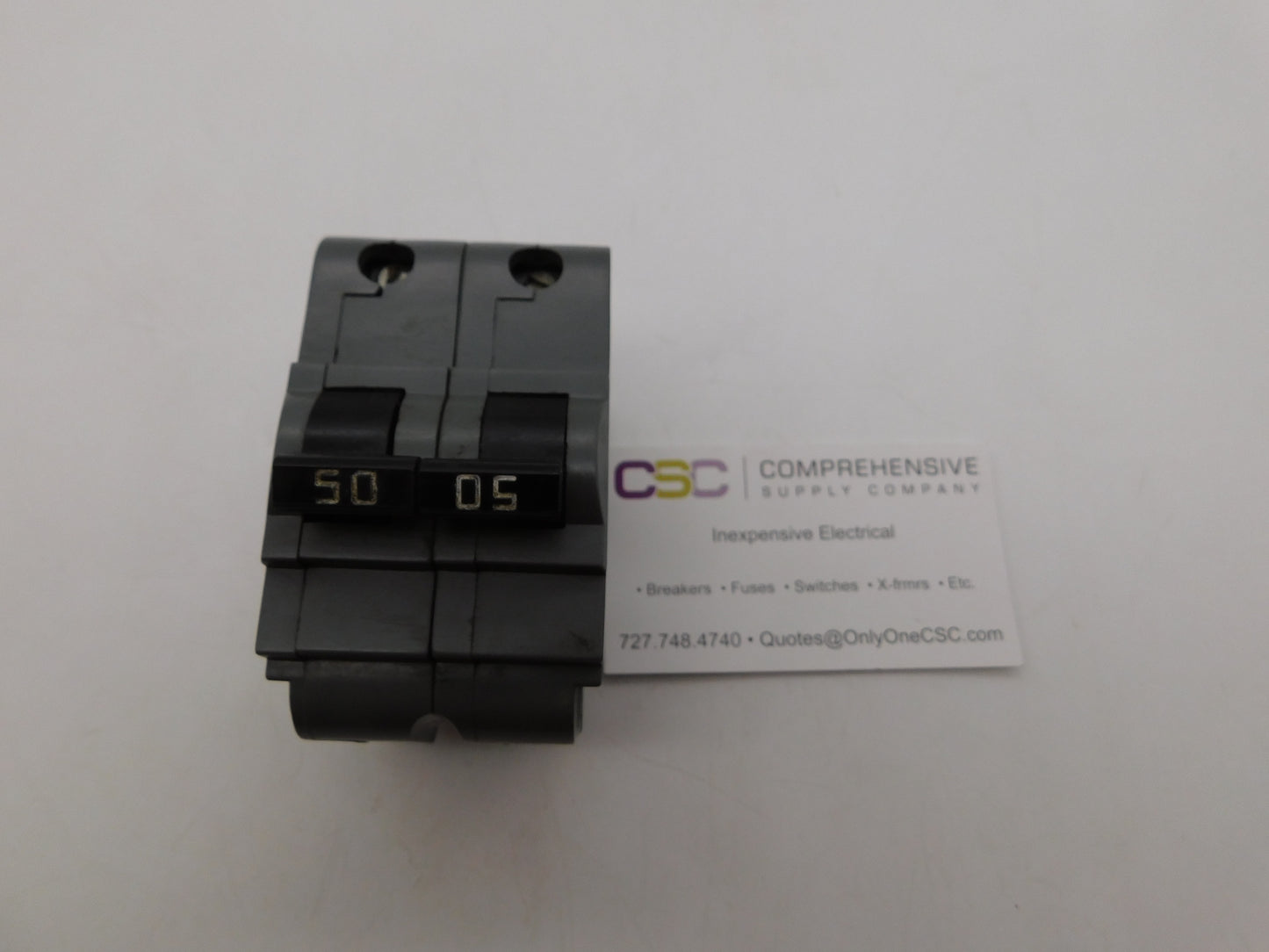 UBIF-250N - Connecticut Electric 50A Amp 2P Pole 10kA@120/240V Plug On Thick Fpe Replacement Circuit Breaker