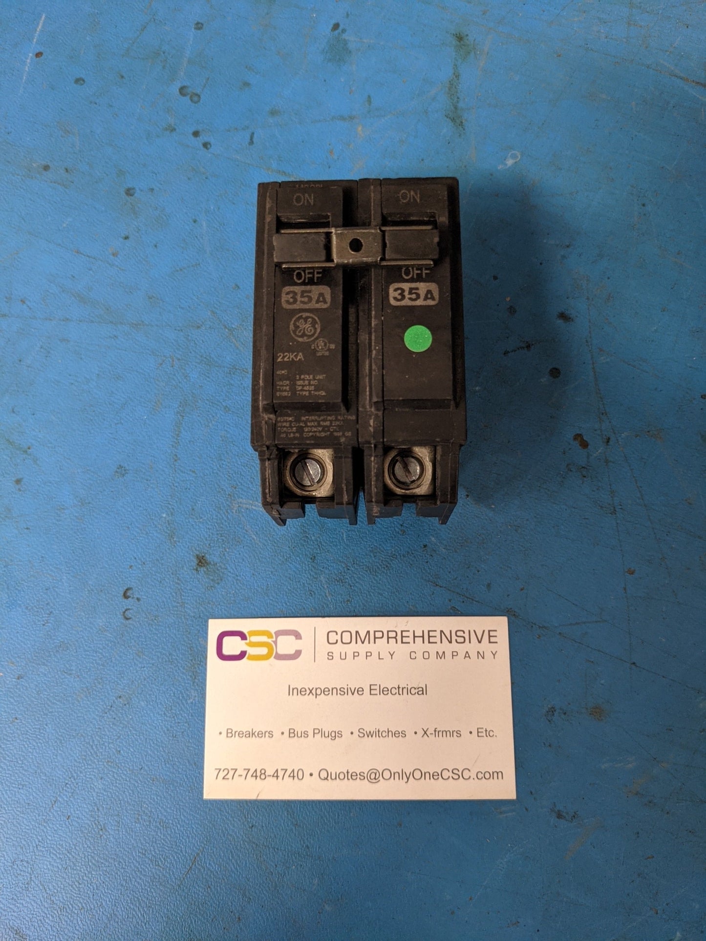 THHQL2135 - GE 35A Amp 2P Pole 22kA@120/240V Plug On Thhql Circuit Breaker