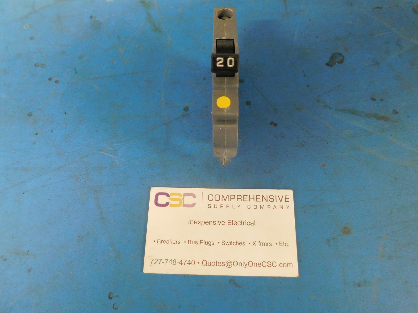 UBIF-020N - Connecticut Electric 20A Amp 1P Pole 10kA@120/240V Plug On Thin Fpe Replacement Circuit Breaker