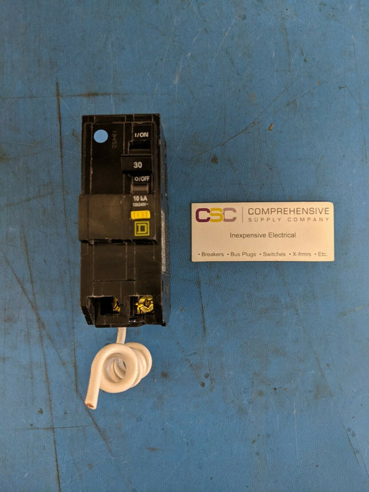 QOB230GFI - Square D 30A Amp 2P Pole 10kA@120/240V Bolt On Ground Fault GFCI Circuit Breaker