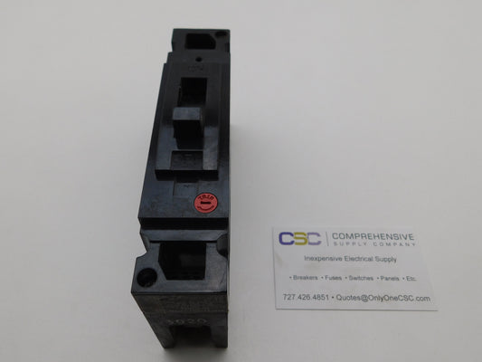 TED113020 - GE 20A Amp 1P Pole 14kA@277V Bolt On Circuit Breaker - Older Series
