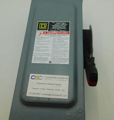 HU361RB - Square D 30A Amp 3P Pole 600V Nema 3R Non-Fusible Heavy Duty Safety Switch