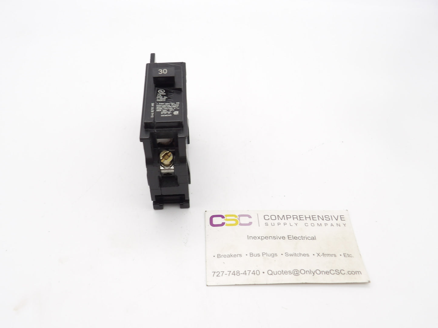 BQ1B030 - ITE 30A Amp 1P Pole 10kA@120/240V Bolt On Circuit Breaker
